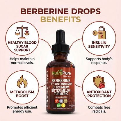 Pure Berberine Drops with Ceylon Cinnamon